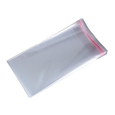 China Recyclable Polysmarts Customized Printing Transparent OPP Logo For Food Candy Resealable Cell Phone Plastic Pouch Self Adhesive Packaging Bags for sale