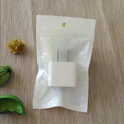 China Polysmarts clear window custom cosmetic resealable transparent plastic zipper bag PE bag for sale