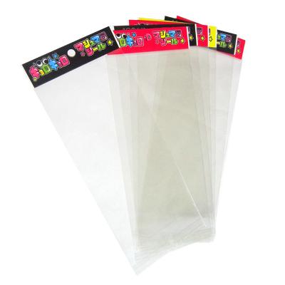 China Moisture-proof design clear opp plastic sheaths for cards opp header bag gifts packing bag for sale