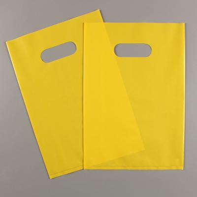 China Polysmarts Eco Friendly Die Cut Custom Plastic Bag Moisture Proof , Best Quality Die Cut Plastic Bag Packaging for sale