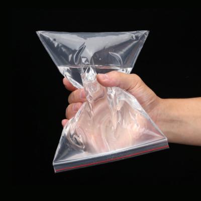 China Disposable Pe Ziplock Bags Double Seal Zipper Freezer Bag High Quality Durable Plastic Food Storage Kitchen Sachet Popular Supermarket Sale for sale