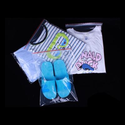 China Custom PE LDPE Zipper Lock Plastic Bags Polysmarts Moistureproof Plastic ZipperBags For Clothes And Garment for sale