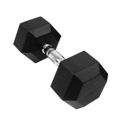 China Commercial Wholesale Gym Equipment Factory Use Rubber Hex Dumbbell for sale