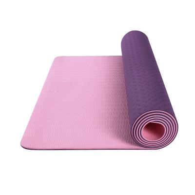 China Extra Thick High Density Non Slip Exercise Band Gym Fitness Pilates Supplies Single Rubber Band Yoga Mat for sale