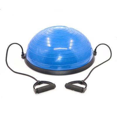 China Body Yoga Half Ball Dome Balance Trainer Fitness Strength Exercise Workout yoga ball With Pump Blue for sale