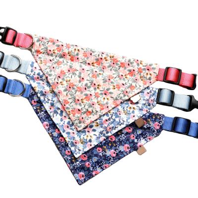 China New Style Dog Accessories 2021 Viable Dog Spring Hand Made Bandana for sale