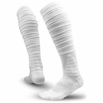 China Custom Logo Athletic Scruch Sport Football Socks for sale