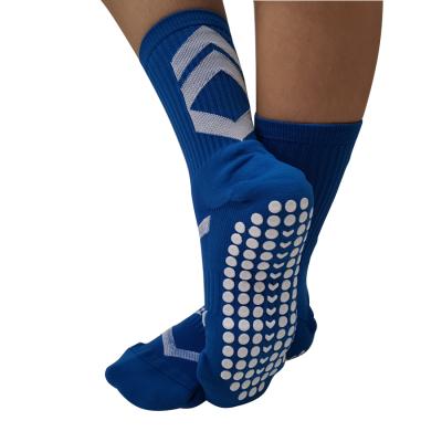 China Anti-foul stepzz anti slip grip sports football socks for sale