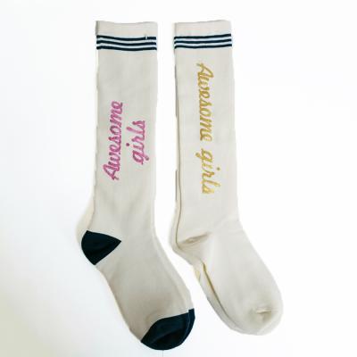 China Anti-Slip Custom Stamp Logo Women Socks for sale