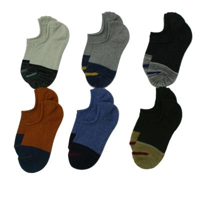 China Custom 100% Cotton Mens Sustainable Invisible No Show Socks for sale