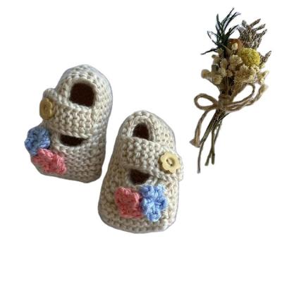 China Other Wholesale Baby High Quality Hand Knitted Baby Shoes for sale