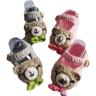 China Other New Hot Selling Cute Cartoon Crochet Children's Knitted Handmade Shoes Soft And Comfortable for sale