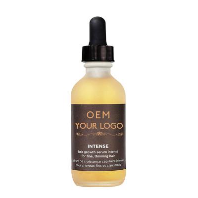 China Color-protecting Small MOQ 100% Natural Organic Private Label Serum Hair Growth Oil for Men and Women Hair Growth for sale