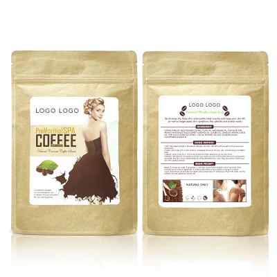 China Exfoliator Maker Private Label Exfoliating Spa Coffee Body Scrub Organic Body Scrub for sale