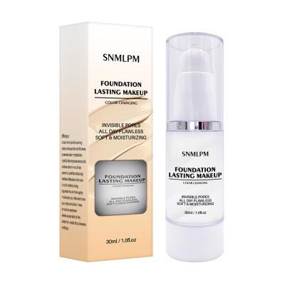 China Moisturizer SNMLPM Temperature-Changing Natural Lighting And Long-Lasting Face Makeup Foundation SPF5 for sale