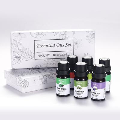 China Acne Treatment Private Label 100% Essential Oils Pure Relaxation Aromatherapy Essential Oil Soothing Set 6/10ml for sale