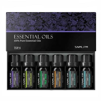 China Acne Treatment Essential Oil 100% Pure Essential Oil Gift Set 10ml Aromatherapy Gift Essential Oil Sets 6 for sale