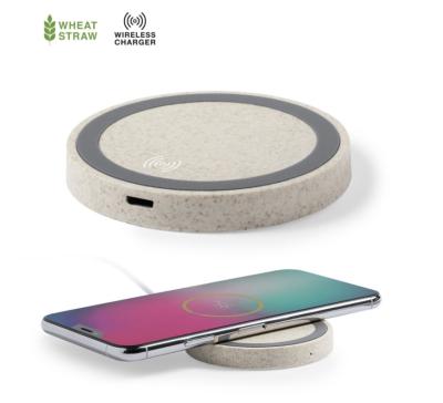 China Wheat Cell Phone Straw Eco Friendly Biodegradable Straw Palladium Mini Charger Portable Phone Fast Ultra Lightly Charging Magnetic Wireless Charger for sale