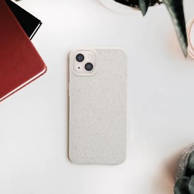 China hot selling environmental biodegradable wheat straw+TPE anti-fall phone cases fashionable shockproof phone cases for iphone 11 12 13 series for sale