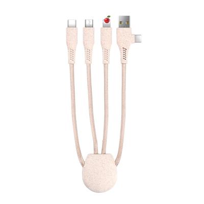 China Biodegradable Camera Wholesale Regular Cell Phone USB 2.0 Cables 3 in 1 USB Charger Cable for Phones for sale