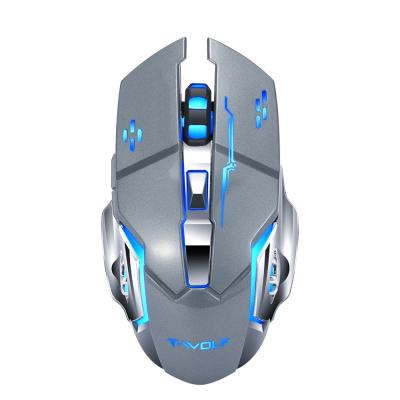 China Hot Selling 2.4Ghz Optical RGB Mouse USB Computer Mouse Office Notebook Home Office Notebook Glowing Wireless Mechanical Mouse for sale