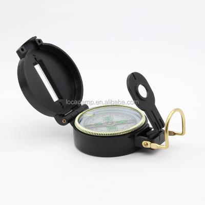 China Pointing Plastic Lensatic Military Compass Liquid Filled Guide Survival Plastic Outdoor Compass for sale