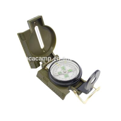 China Pointing guide portable plastic military compass lensatic sighting compass for sale