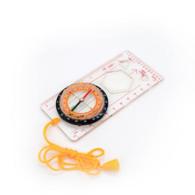 China Pointing Guide Card Measuring Scale Ruler Card Acrylic Examining Plastic Compass for sale