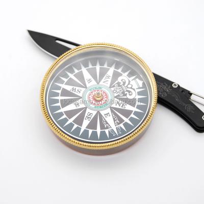 China Vintage High Precision Portable Nautical Metal Compass Antique Compass With OEM Packing Services for sale