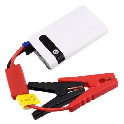 China Touring Car 8,000mAh Car Jump Starter and Portable 2-in-1 Charger Power Bank with Flashlight for sale