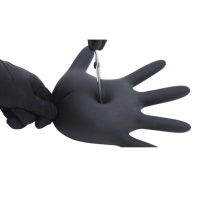 China Black Hand Protection Nitrile Gloves For Powder Free Disposable Gove China Factory for sale