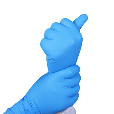 China Medical Examination Nitrile Gloves EN455 China Manufacturer Disposable Blue Examination Glove for sale