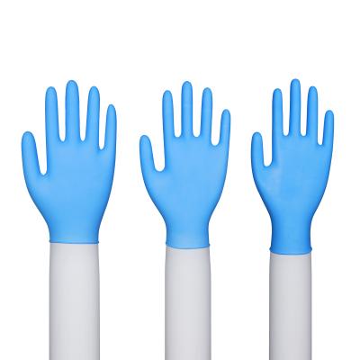 China EN455 Medical Disposable Medical Examination Gloves Fashion Examination Factory Nitrile Protective Glove for sale