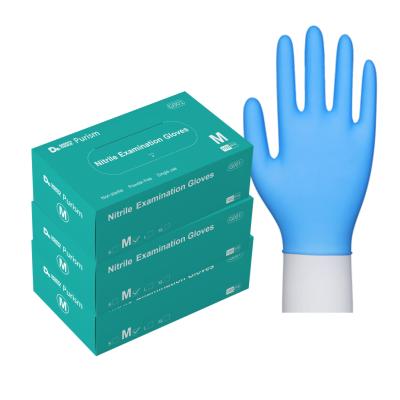 China Factory Wholesale Disposable Powder Free Medical Examination Nitrile Examination Gloves ASTM D6978 for sale