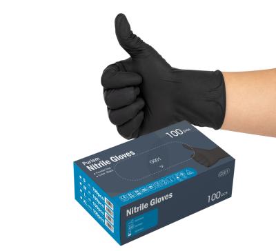 China Strong Black Nitrile Glove EN374 Protection Wash Dad's Choice Mechanical Gloves for sale