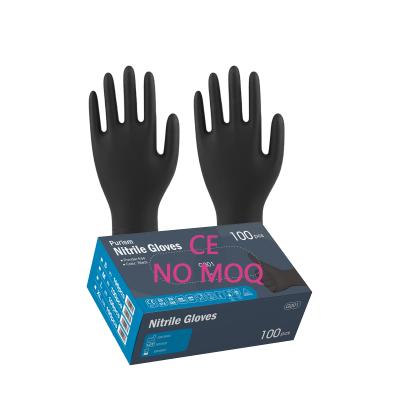 China Black Nitrile Hand Protection Glove Manufacturers High Quality Workout Gloves for sale