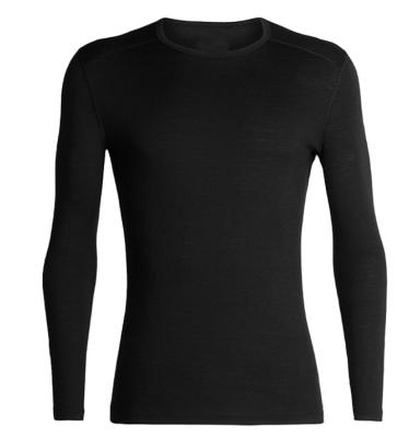 China Long Sleeve Merino Base Layer Mens Wool Thermal Underwear For Increase Skiing for sale