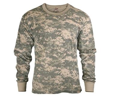 China Camouflage Combat T-Shirt Long Sleeve Tactical Long Sleeve T-Shirt for sale