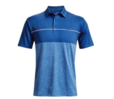 China MOISTURE WICKING Mens Polyester Spandex Golf Quick Dry Polo Shirt for sale