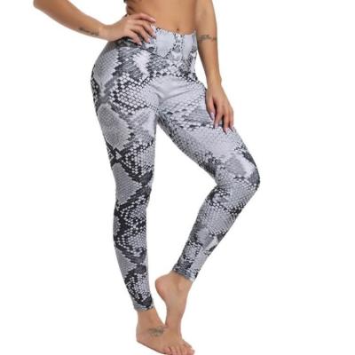 China Breathable Plus Size Fitness Leggings For Women Printed Yoga Pants for sale