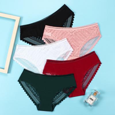 China Comfortable Breathable Lady Underpants Female Briefs Panties Antibacterial Women's Ice Silk Seamless Sexy Transparent Underwear Lingerie for sale