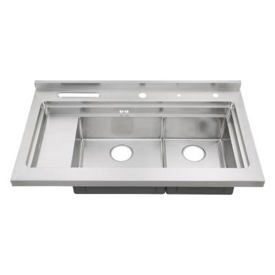 China Without Faucet Single Bowl Apartment Height Undermount Stainless Steel Kitchen Sink for sale