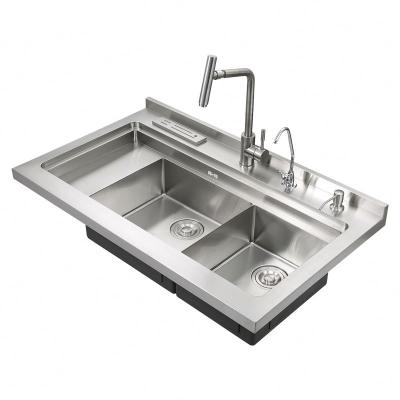 China Faucet Silverless Under Mount Stainless Steel Single Bowl Kitchen Sink for sale