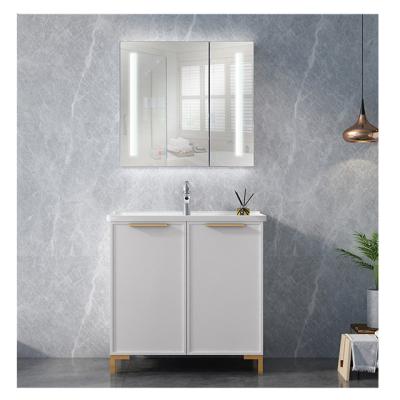 China Low Price Environmental Friendly Melamine Luxury Bathroom Vanity Cabinets for sale