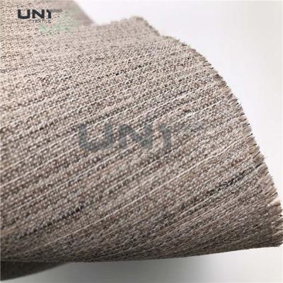 China Cotton Polyester Woven Fusible Interlining Stiff Elastic for sale