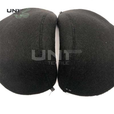 China Cotton Canvas Sewing Men Shoulder Pads Eco Friendly Black Color for sale