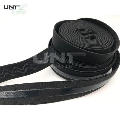 China Faixa elástica do anti prendedor do silicone do deslizamento para a largura do roupa interior 10cm da roupa à venda