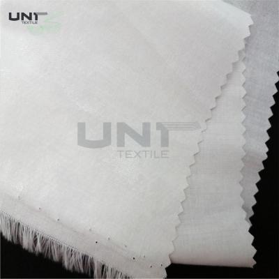 Cina 100% di cotone su misura Collare Interlining tessuto Fusible Involucro Per Uomini Camicia in vendita