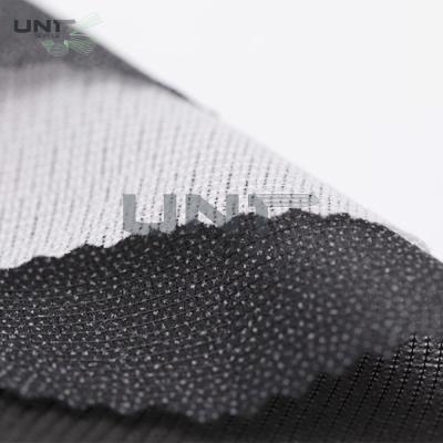 China Double Dot Coating Interlining With Width 36-60 Inches And Shrinkage ≤1% zu verkaufen