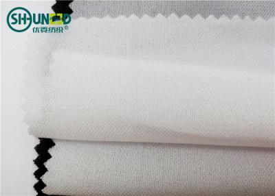 China 100% Polyester Fusible Woven Interlining Broken Twill Weave For Men / Women' S Wear for sale